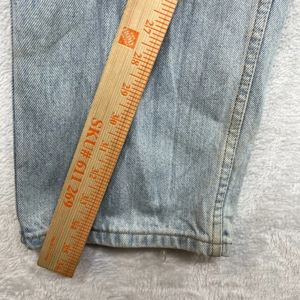 VTG Levi's 505 Regular Fit Straight Leg Jeans Men's Blue Denim Zip Fly - 35X34.5
